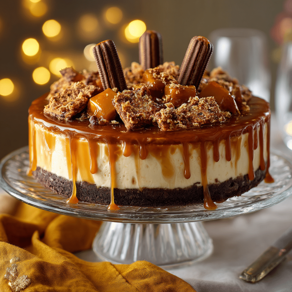 Easy No Bake Biscoff Cheesecake Recipe