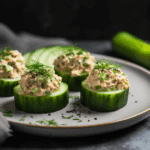Tuna Cucumber Boats Recipe