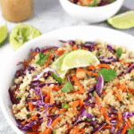 Easy Chickpea Thai Quinoa Salad Recipe