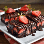 Chocolate Covered Strawberry Brownies Recipe