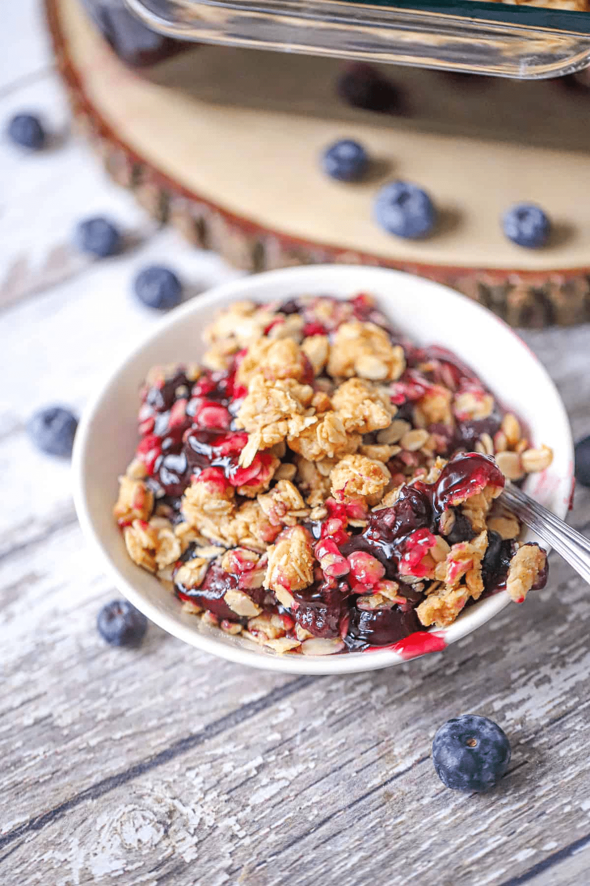 Quick & Easy Blueberry Crisp Recipe