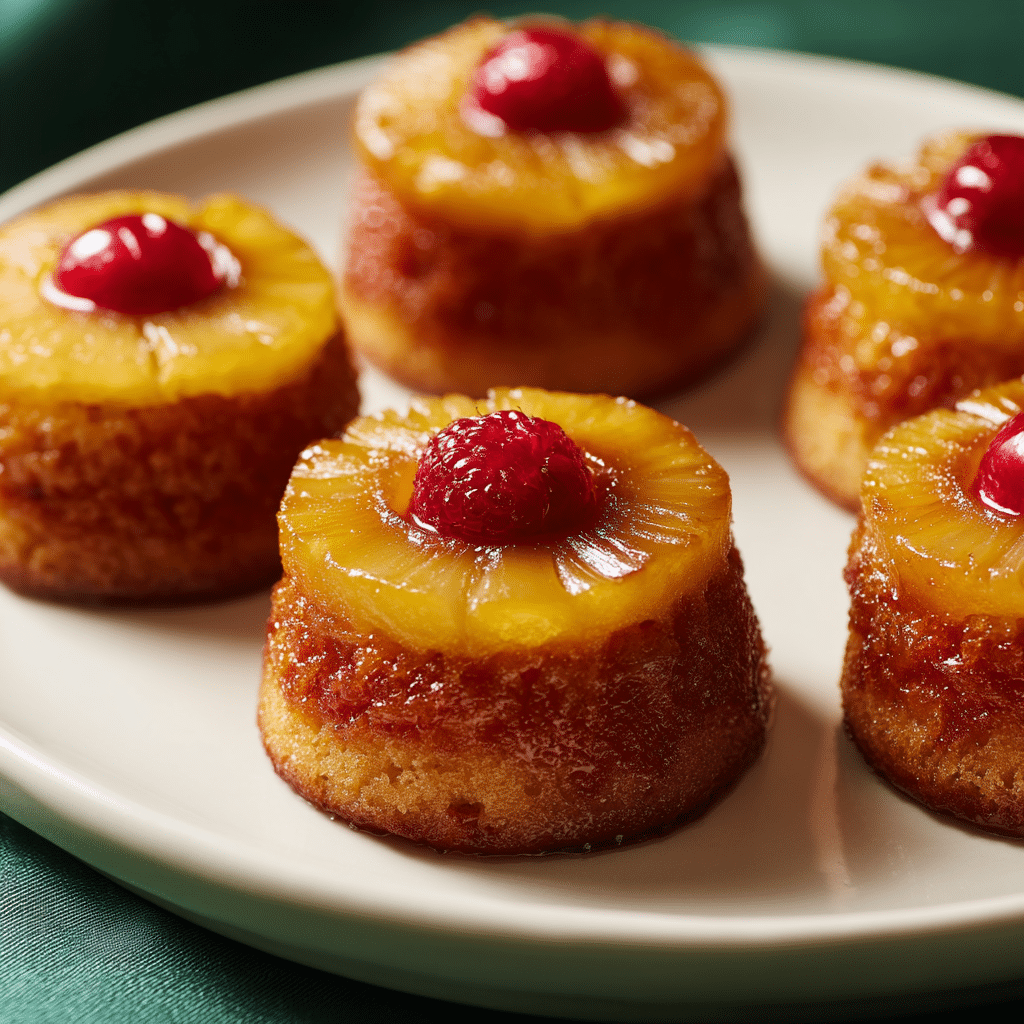 Mini Pineapple Upside Down Cakes Recipe