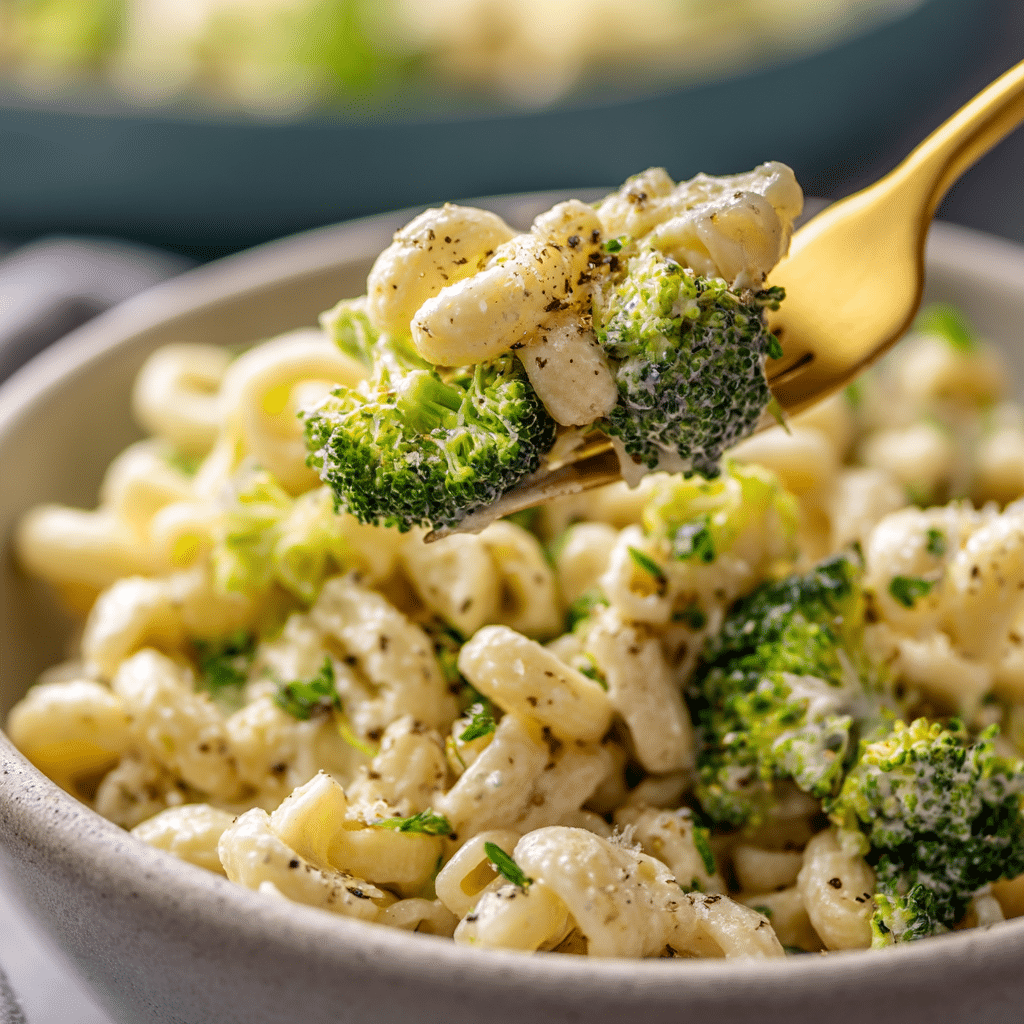 Cheesy and Creamy Broccoli Pasta Recipe