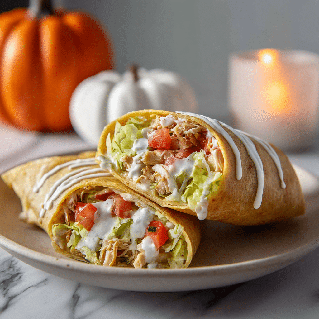 Chopped Chicken Caesar Salad Wrap Recipe