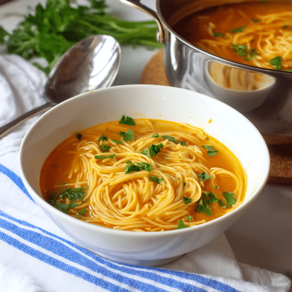 Italian Noodle Soup (Brodo di Pollo) Recipe