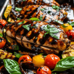 Sheet Pan Italian Chicken and Vegetables Recipe