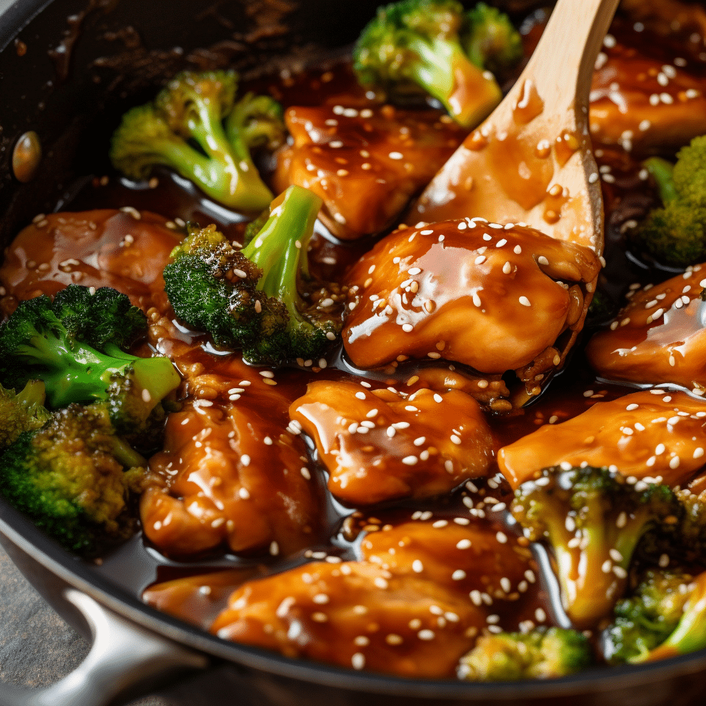 Better-Than-Takeout Sticky Chicken and Broccoli Recipe