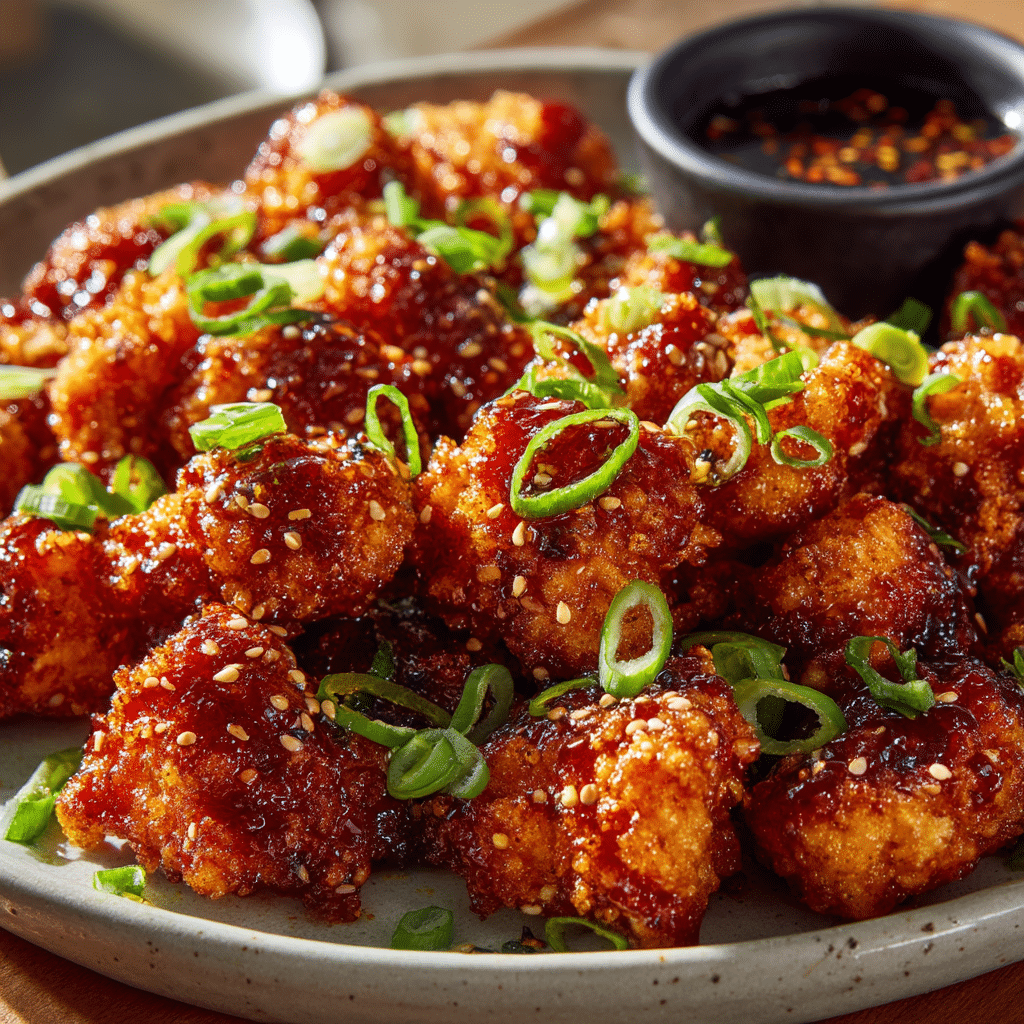 Crispy Baked Spicy Chicken Bites Recipe