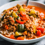 30-Minute Italian Sausage, Vegetable, and Rice Soup Recipe