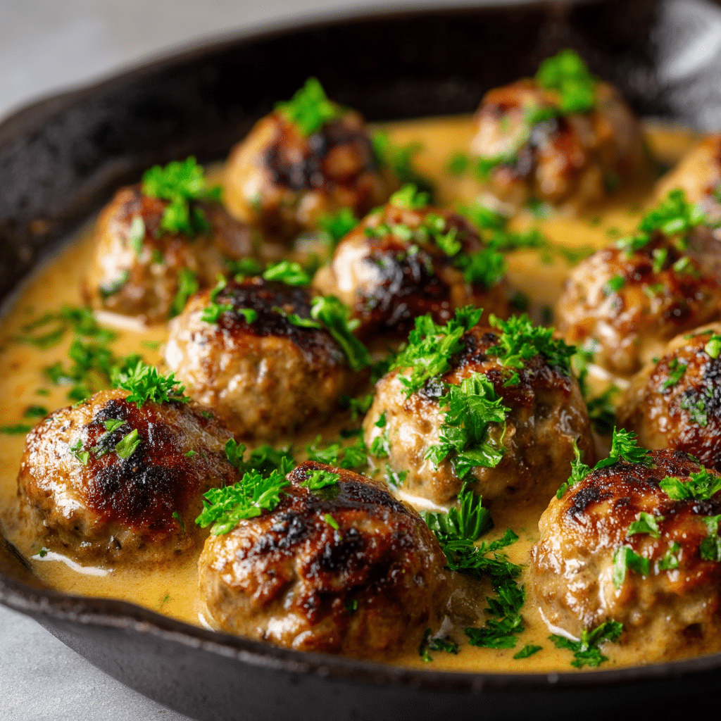 Authentic Swedish Meatballs with Creamy Gravy Recipe