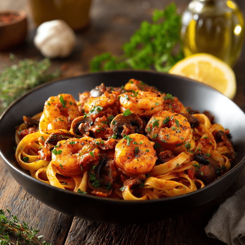 Seafood Pasta in Creamy Sauce Recipe