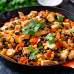 15-Minute Southwestern Chicken and Black Bean Skillet Recipe