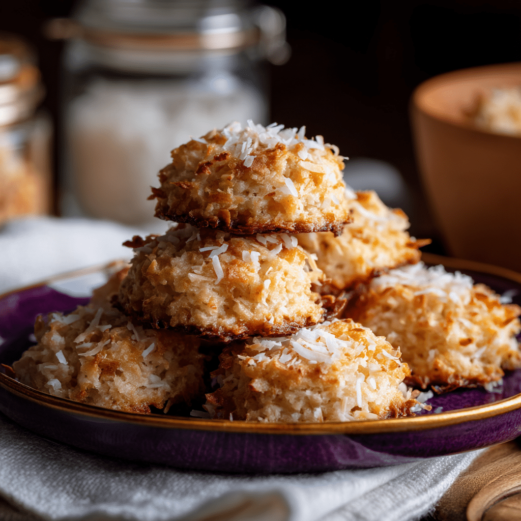Toasted Coconut Shortbread Cookies Recipe