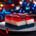 Jello Jigglers: Patriotic Red, White, and Blue Recipe