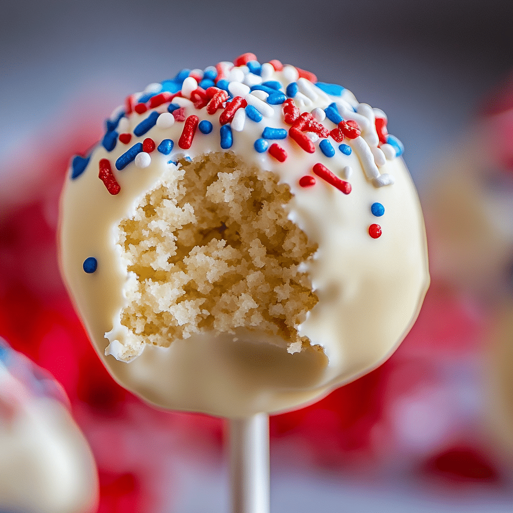 4th of July Cake Pops Recipe