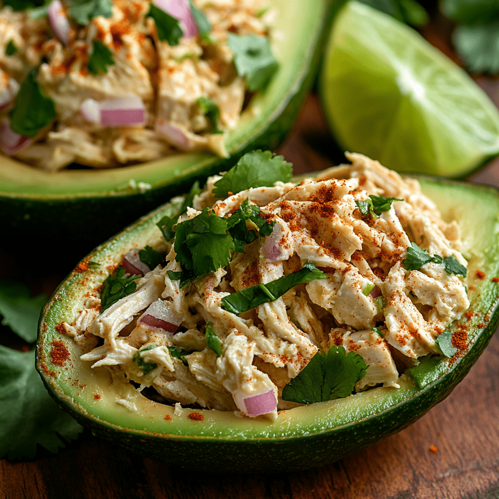 Chicken Salad Stuffed Avocado Recipe