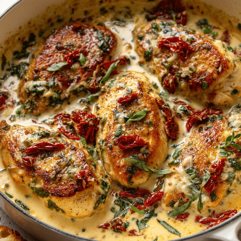 Marry Me Chicken (Chicken in a Sun-Dried Tomato Cream Sauce) Recipe