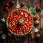 Crustless Fresh Strawberry Pie Recipe