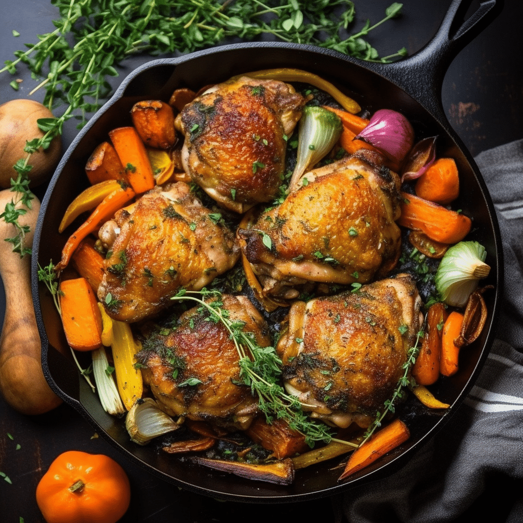 Chicken and Sweet Potato Skillet Recipe