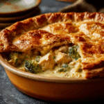 Broccoli Cheddar Chicken Pot Pie