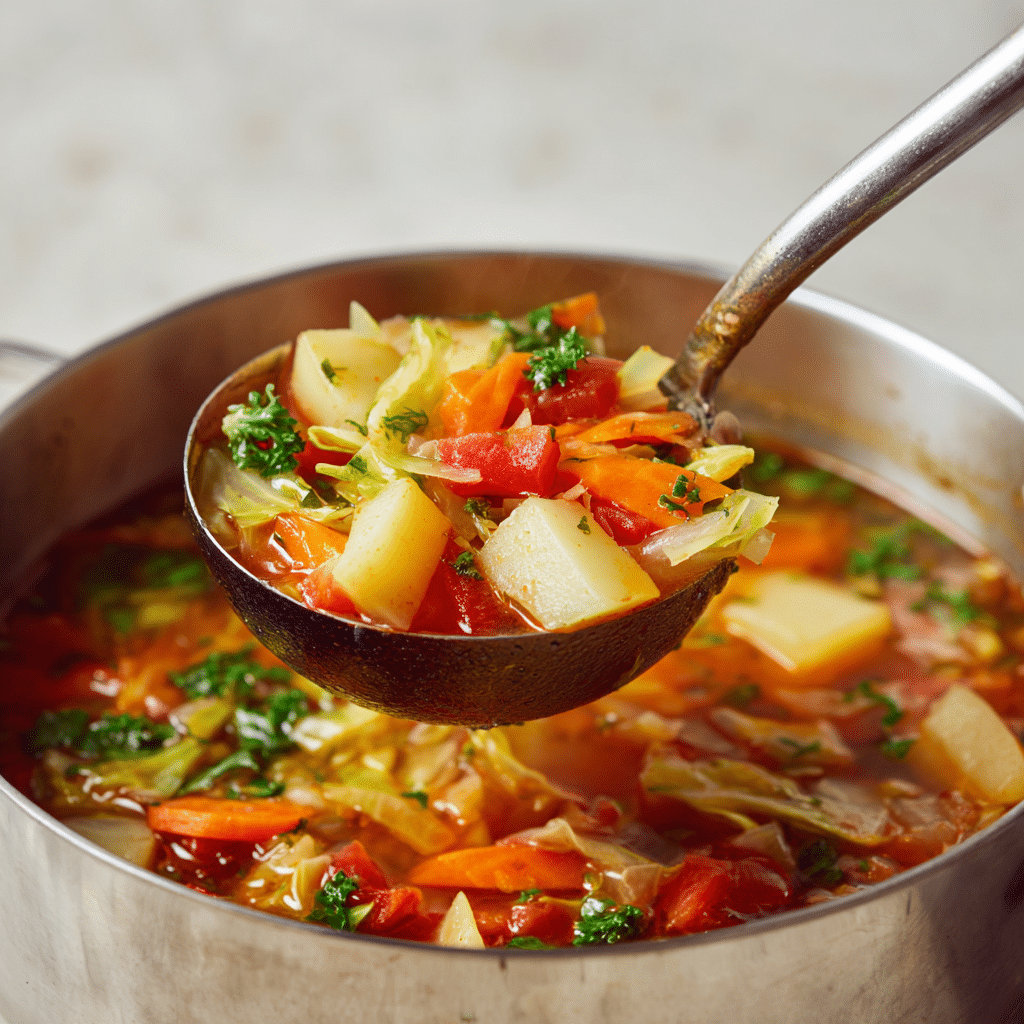 Leftover Corned Beef and Cabbage Soup