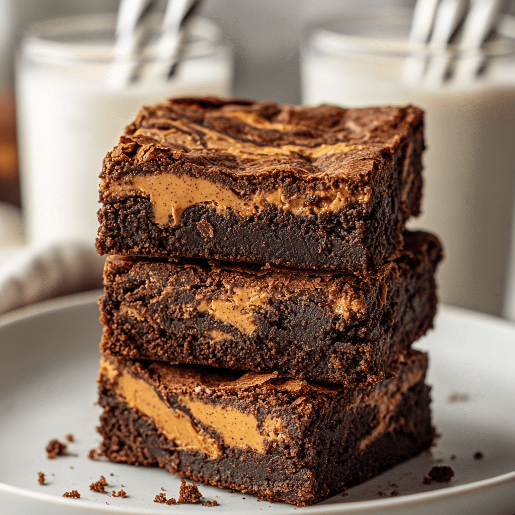 Peanut Butter Brownies