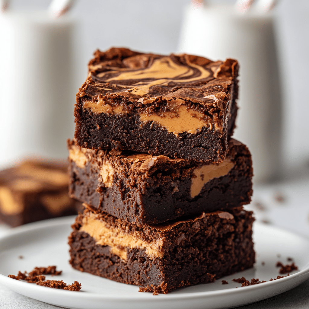 Peanut Butter Brownies