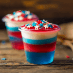 Red White & Blue American Flag Jello Shots