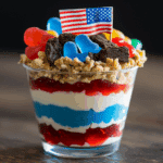 Red, White and Blue Dirt Cups