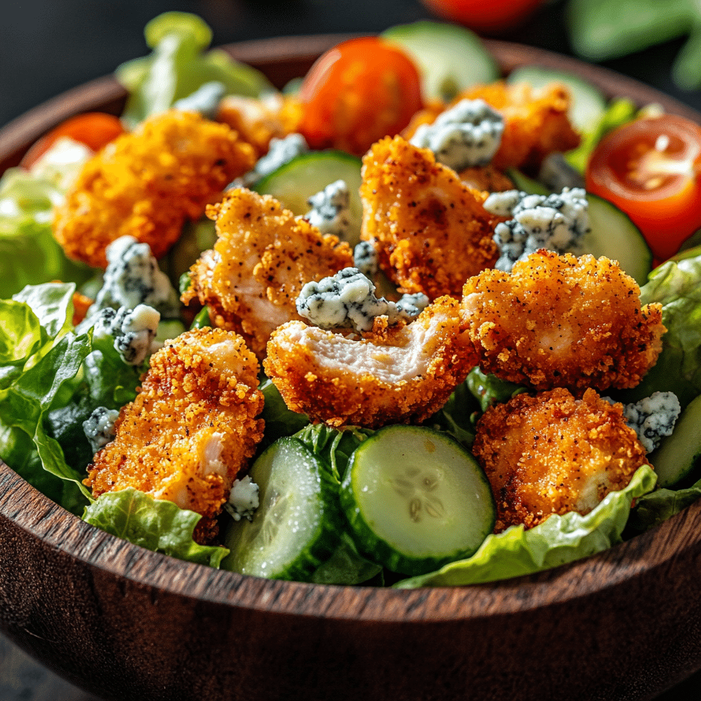 Crunchy Hot Honey Chicken Salad