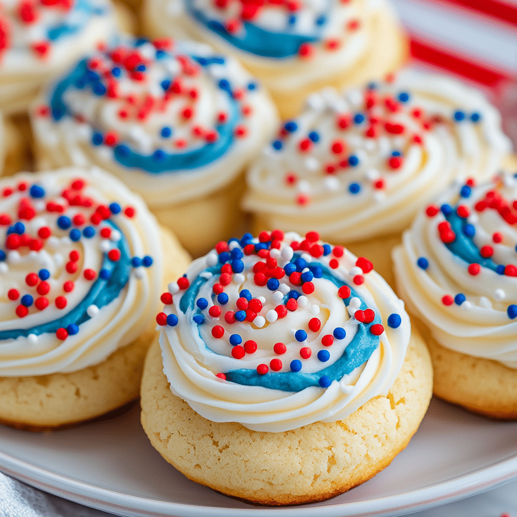 Patriotic Jello Cookies