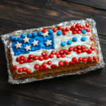 American Flag Cookie Cake