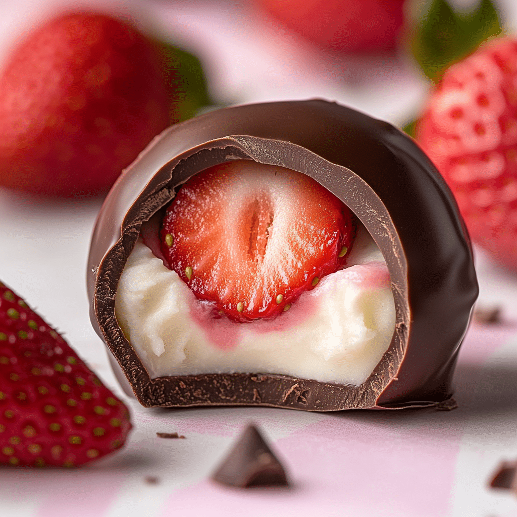 Strawberry Yogurt Bites