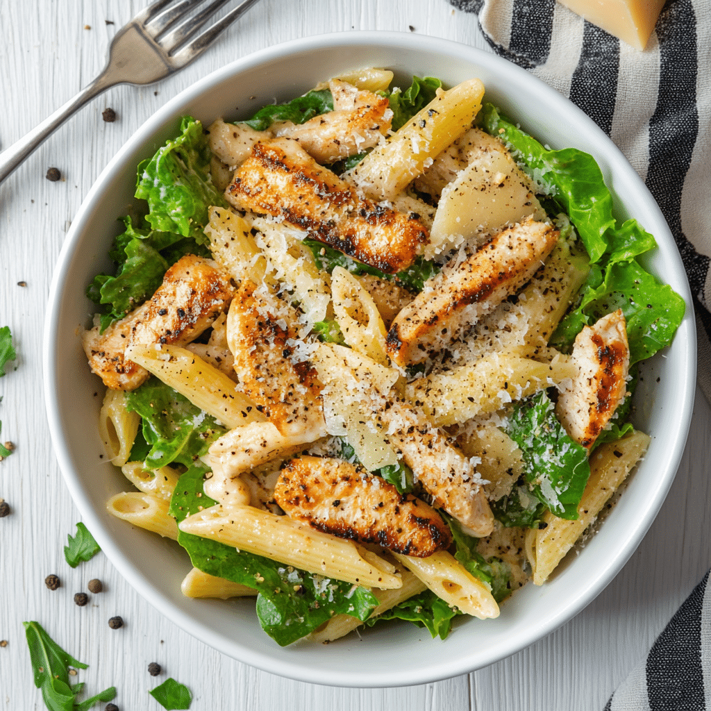 Chicken Caesar Pasta Salad