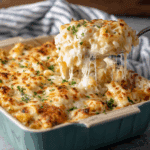 Chicken Alfredo Bake