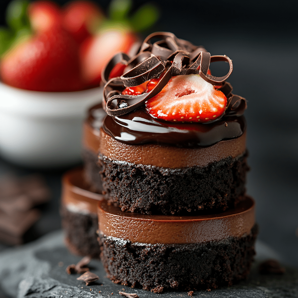 Mini Chocolate Cheesecakes