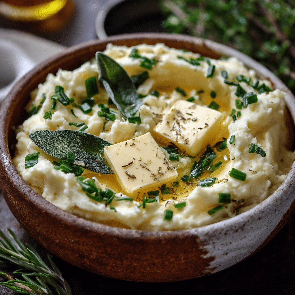 Mashed Potatoes with Cheese