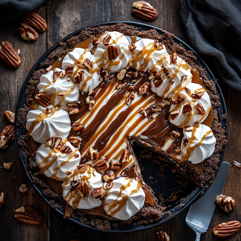 No Bake Turtle Pie