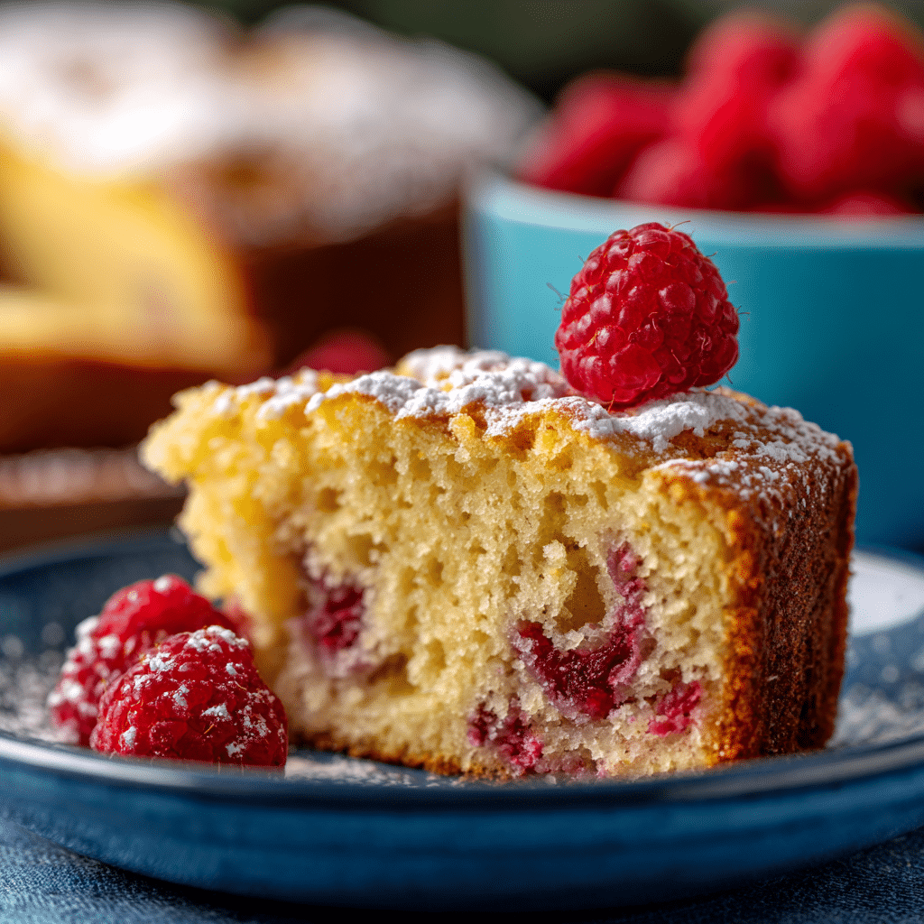 Zucchini Raspberry Cake