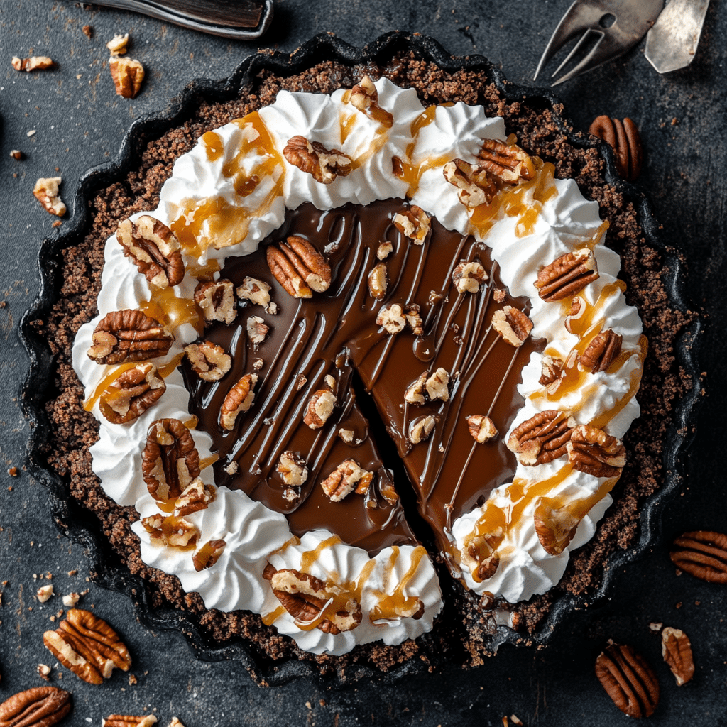 No Bake Turtle Pie