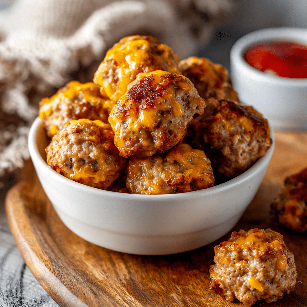 Cheesy Sausage Balls