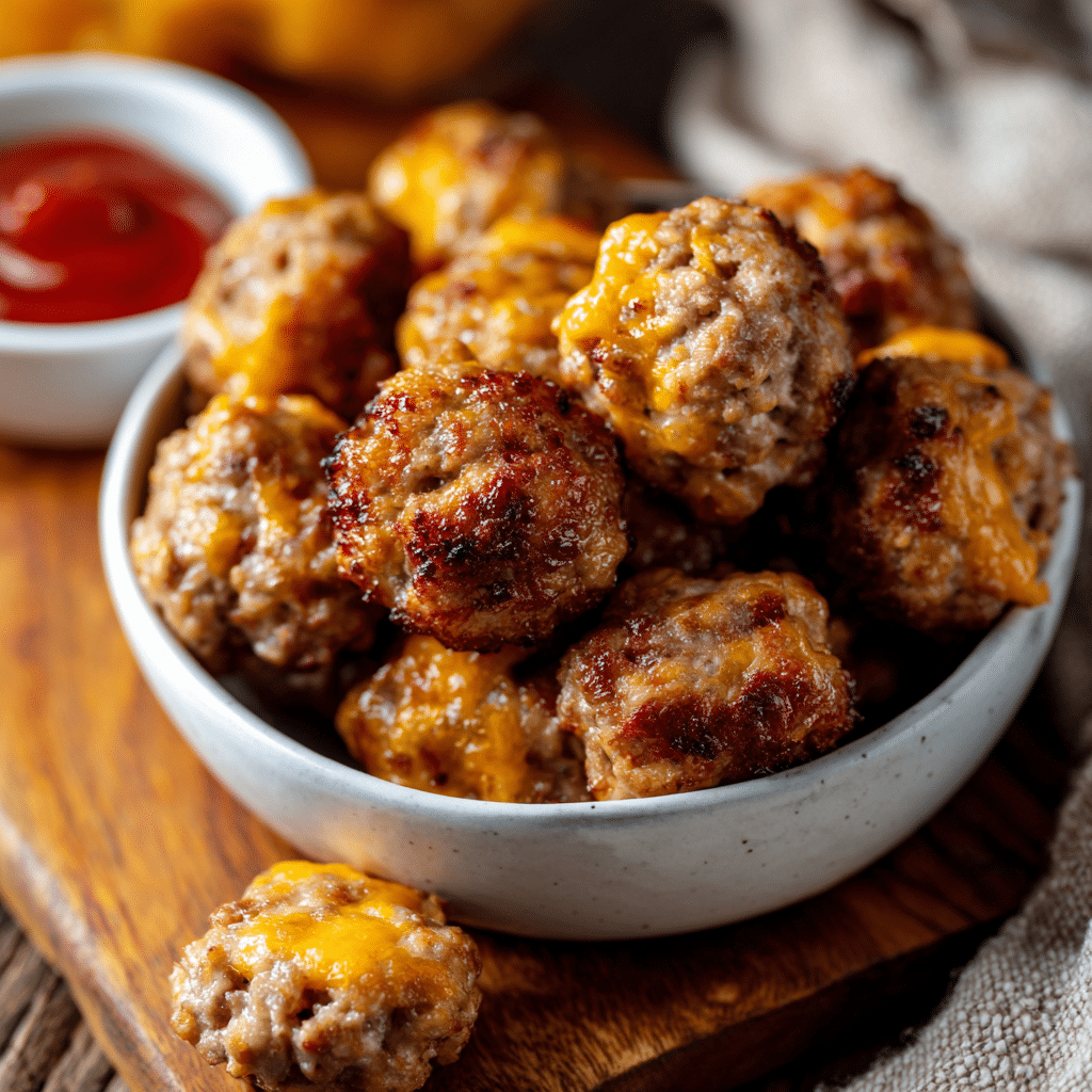 Cheesy Sausage Balls