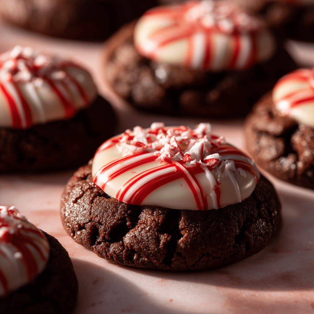 Peppermint Kiss Cookies