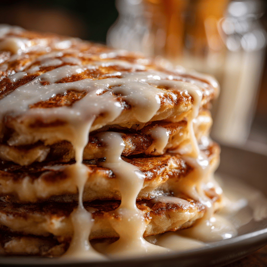 Cinnamon Roll Pancakes