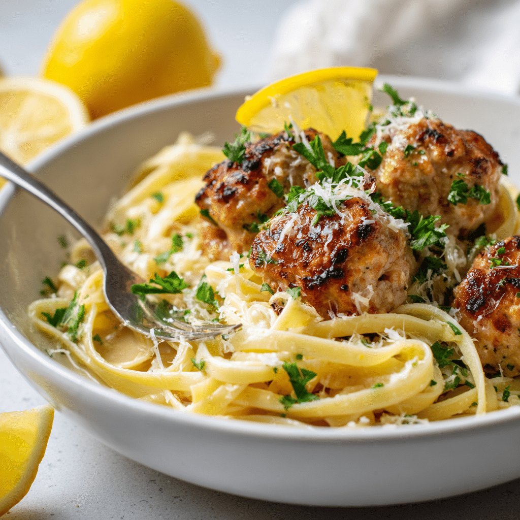 Chicken Piccata Meatballs