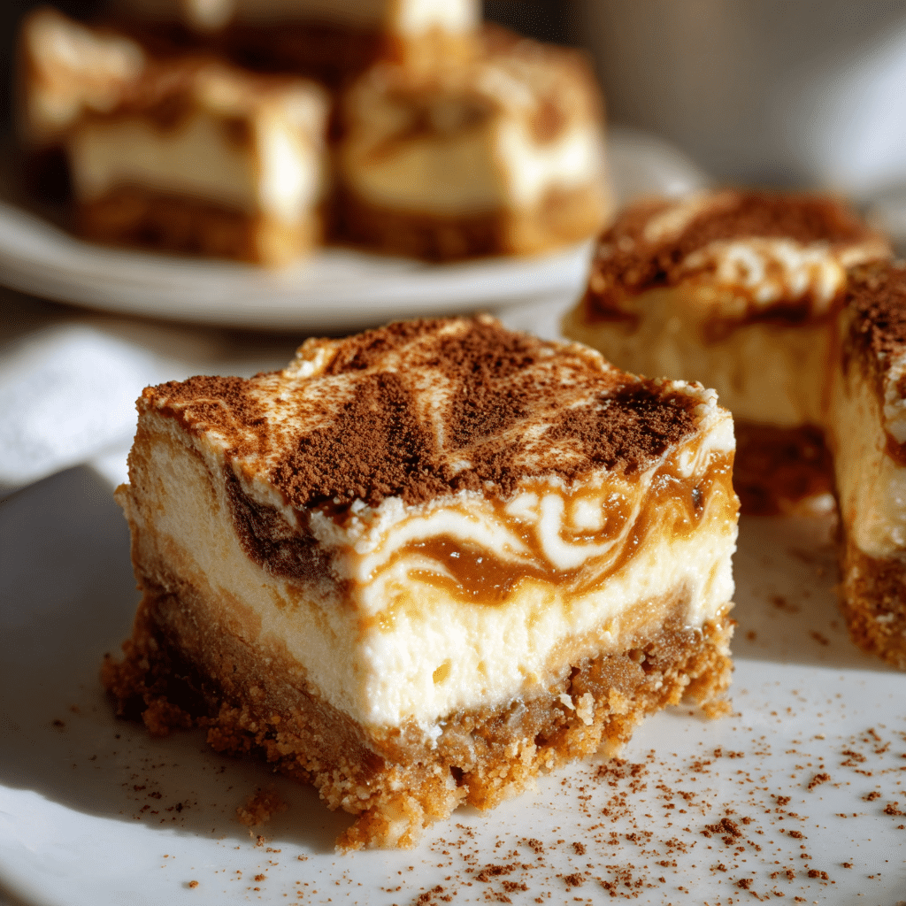 Blender Cinnamon Roll Cheesecake Bars