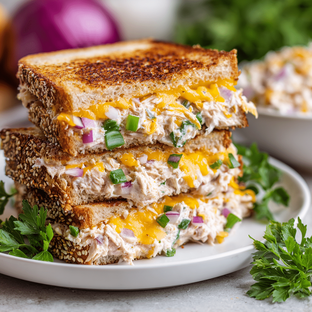 Tuna Melt Grilled Sandwiches