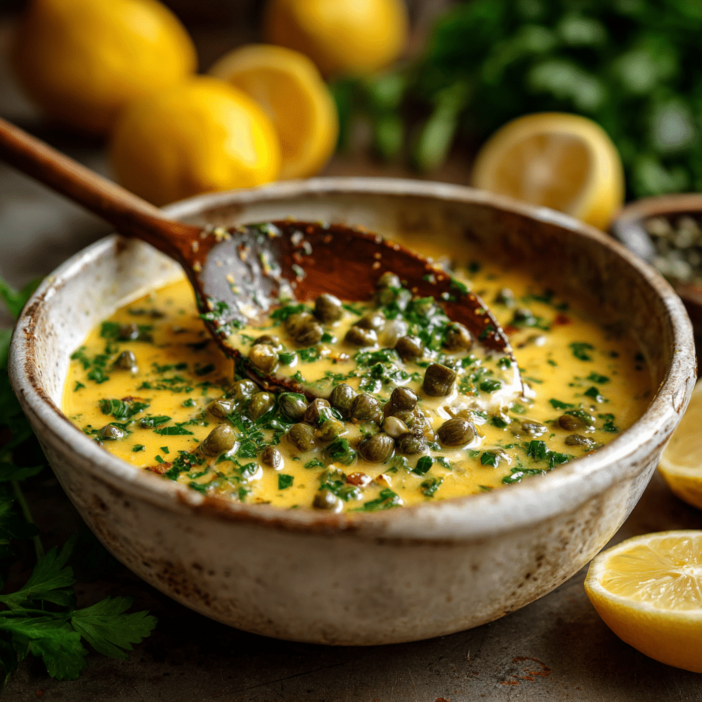 Simple Lemon Caper Sauce