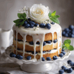 Dreamy Blueberry Shortcake Cake