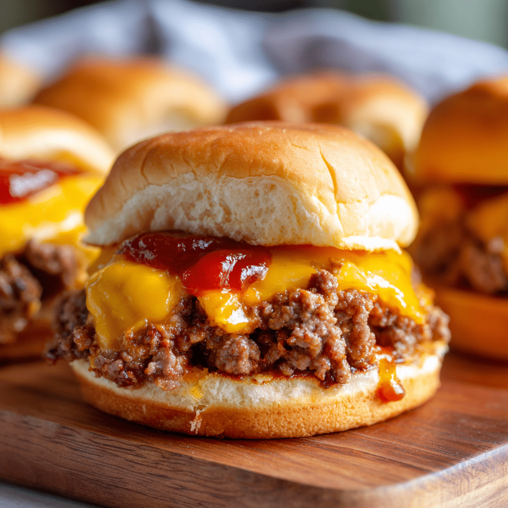 Chopped Cheeseburger Sliders